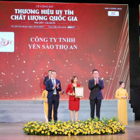 Yến sào Thọ An được vinh danh “Thương hiệu uy tín chất lượng quốc gia 2023”