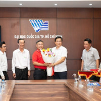 Aikyo Việt Nam tài trợ màn hình tương tác cho Quỹ phát triển Đại học Quốc gia TP Hồ Chí Minh