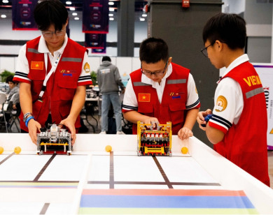 Đội tuyển Việt Nam đạt 4 giải lớn tại cuộc thi robot lớn nhất thế giới