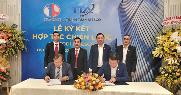 TRACODI và Thành Tuấn ATESCO ký kết hợp tác chiến lược để phát triển các dự án xây dựng  - hạ tầng