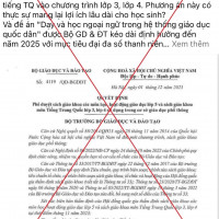 Đề nghị điều tra việc xuyên tạc quyết định phê duyệt SGK tiếng Trung