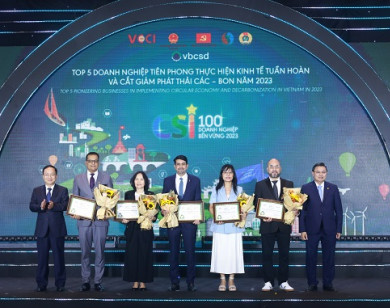 Nestlé Việt Nam dẫn đầu trong Top 100 Doanh nghiệp bền vững năm 2023