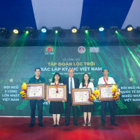 Tập đoàn Lộc Trời được ghi nhận 3 kỷ lục mới từ tổ chức Kỷ lục Việt Nam