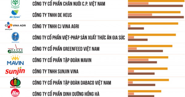 Top 10 công ty thức ăn chăn nuôi uy tín năm 2023 tại Việt Nam