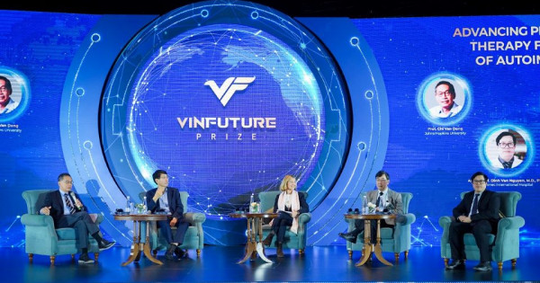 VinFuture 2023: Các nhà khoa học thế giới cùng tìm giải pháp giảm chi phí điều trị bệnh tự miễn