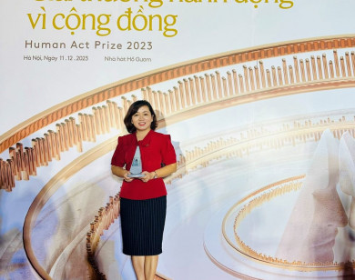 Dự án kinh tế tuần hoàn nhựa của Unilever đạt giải thưởng Dự án bền vững tại Human Act Prize 2023