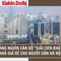 Hàng nghìn căn hộ ''giải cơn khát'' nhà giá rẻ cho người dân Hà Nội