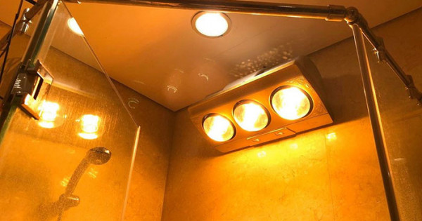 5 sai lầm khi sử dụng đèn sưởi nhà tắm