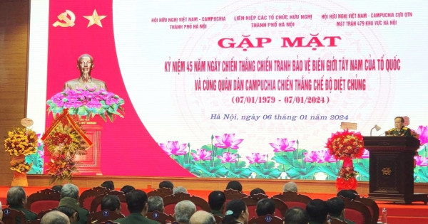 Gặp mặt kỷ niệm 45 năm chiến thắng chiến tranh bảo vệ biên giới Tây Nam
