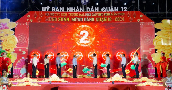 Quận 12, TP Hồ Chí Minh: Hơn 500 gian hàng tham gia hội chợ xúc tiến thương mại, kích cầu tiêu dùng và ẩm thực