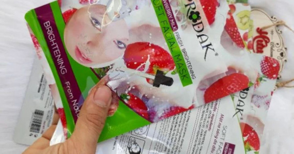 Thu hồi sản phẩm Prodak Strawberry Soft Facial Mask không đạt tiêu chuẩn chất lượng