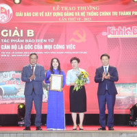 Báo Kinh tế - Đô thị đoạt 3 Giải tại Giải báo chí về xây dựng Đảng TP