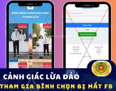 Cẩn thận trước thủ đoạn đánh cắp tài khoản Facebook