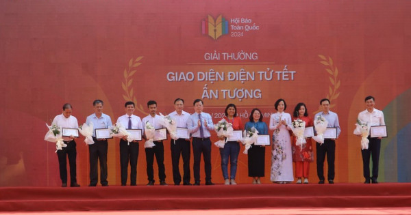 Bế mạc Hội Báo toàn quốc 2024: Báo Kinh tế và Đô thị vinh dự nhận giải C "Giao diện điện tử Tết ấn tượng"