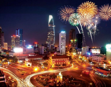 TP Hồ Chí Minh: Cấm xe nhiều tuyến đường để tổ chức bắn pháo hoa đêm 30/4