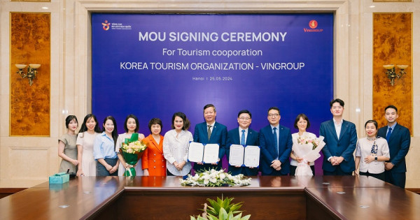 Tổng cục Du lịch Hàn Quốc và VinGroup ký hợp tác thúc đẩy giao lưu văn hoá – du lịch