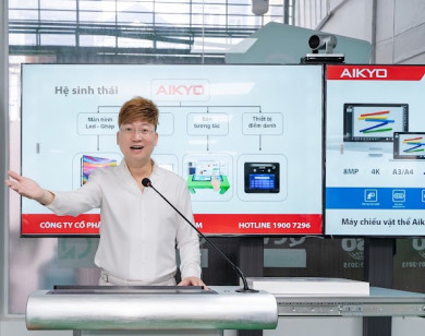 AIKYO Việt Nam đã hiện diện tại 40.000 phòng học sau 6 năm thành lập.