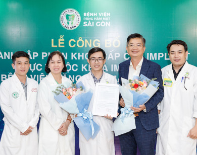 Bệnh viện Răng Hàm Mặt Sài Gòn ra mắt Phân Khoa cấp cứu Implant