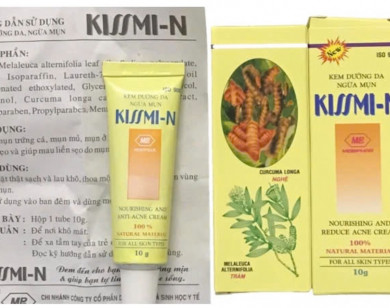Thu hồi, tiêu huỷ sản phẩm kem dưỡng da ngừa mụn Kissmi-N của MEBIPHAR JSC
