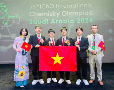 Việt Nam giành 3 Huy chương vàng Olympic Hóa học quốc tế năm 2024