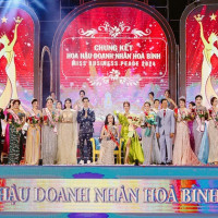 Á hậu 1 Huỳnh Thị Tuyết Lan kêu gọi chung tay bảo vệ hoà bình
