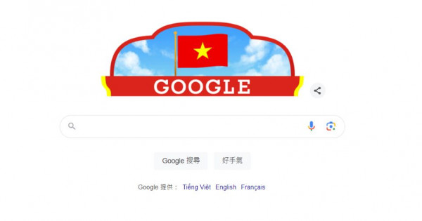 Google thay doodle đặc biệt để chào mừng Quốc khánh Việt Nam