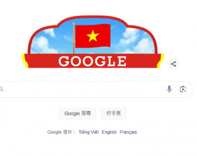 Google thay doodle đặc biệt để chào mừng Quốc khánh Việt Nam