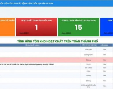 TP Hồ Chí Minh: Triển khai ứng dụng tra cứu nhanh thuốc cấp cứu tại các bệnh viện