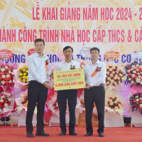Phân Bón Cà Mau đồng hành cùng giáo dục địa phương xã Bắc Sơn