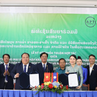 Phân bón Bình Điền xuất khẩu và chuyển giao tiến bộ KHKT cho nông dân Lào