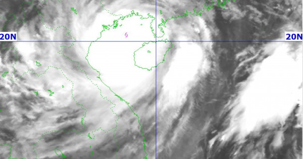 Bão số 3 đã vào Vịnh Bắc Bộ, gió mạnh cấp 11