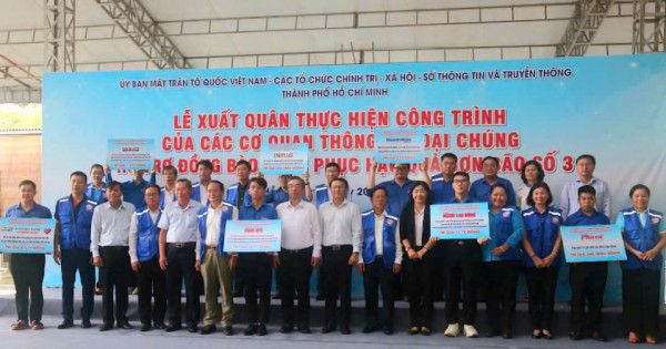 TP Hồ Chí Minh: Xuất quân hỗ trợ đồng bào khắc phục hậu quả cơn bão số 3