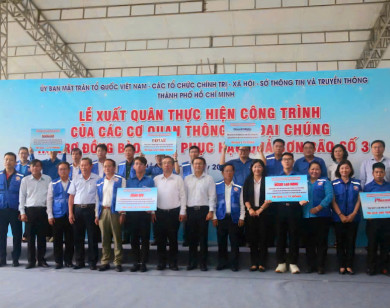 TP Hồ Chí Minh: Xuất quân hỗ trợ đồng bào khắc phục hậu quả cơn bão số 3