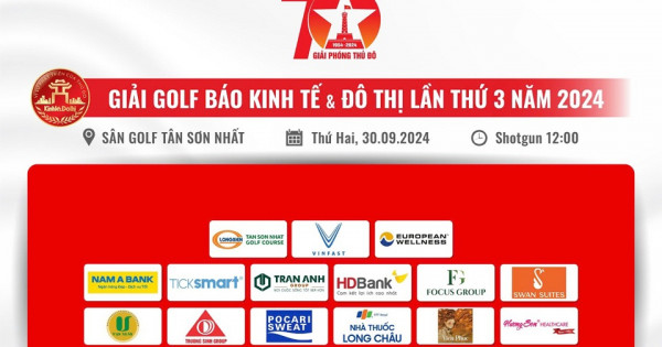 Giải Golf Báo Kinh tế & Đô thị: Sân chơi chuyên nghiệp, kết nối cộng đồng golfer và doanh nghiệp