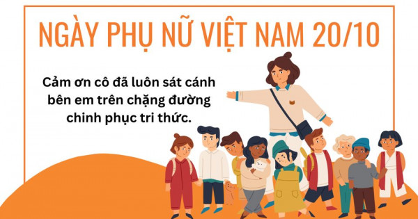 Lời chúc mừng Ngày Phụ nữ Việt Nam 20/10 hay, ý nghĩa tặng cô giáo