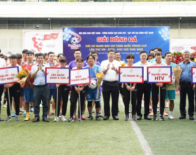 Khai mạc Giải bóng đá các cơ quan báo chí toàn quốc - Press Cup 2024 khu vực phía Nam