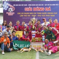 CLB Phóng viên Đời sống Xã hội vô địch Press Cup 2024 khu vực phía Nam
