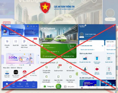 Cảnh giác với chiêu thức lừa cài app ngân hàng giả mạo