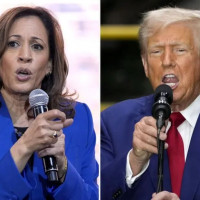 Thăm dò cuối cùng của ông Trump và bà Harris tại các bang chiến trường