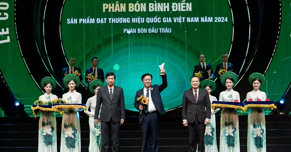 Phân bón Đầu Trâu đạt thương hiệu Quốc gia Việt Nam năm 2024