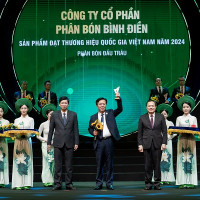 Phân bón Đầu Trâu đạt thương hiệu Quốc gia Việt Nam năm 2024