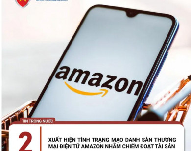 Xuất hiện tình trạng mạo danh sàn Amazon để lừa chiếm đoạt tài sản