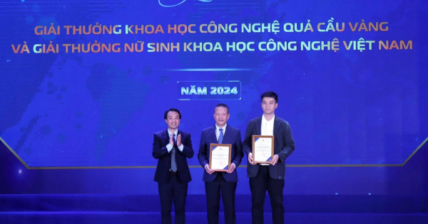 Tân Hiệp Phát 13 năm tiếp lửa đam mê cho tài năng trẻ khoa học công nghệ tại giải thưởng Quả Cầu Vàng