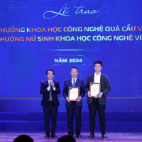 Tân Hiệp Phát 13 năm tiếp lửa đam mê cho tài năng trẻ khoa học công nghệ tại giải thưởng Quả Cầu Vàng