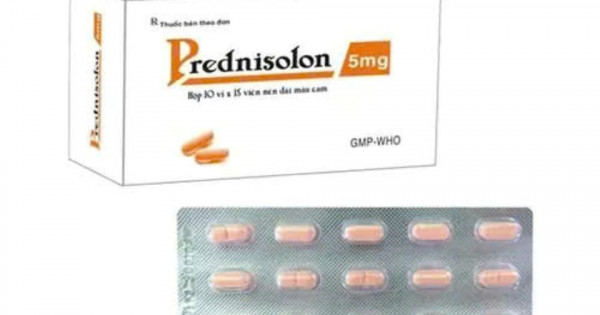 Thu hồi thuốc Prednisolon 5mg do không đạt chất lượng