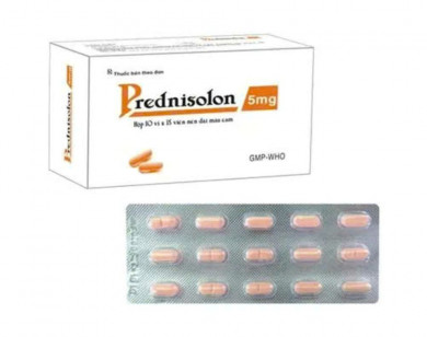 Thu hồi thuốc Prednisolon 5mg do không đạt chất lượng