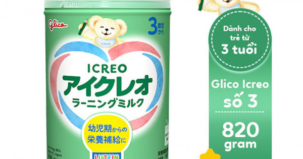 Glico ra mắt sản phẩm bổ sung dinh dưỡng cho trẻ em từ 3 tuổi Glico ICREO Learning Milk