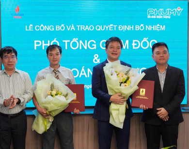 PVFCCo công bố quyết định bổ nhiệm Phó Tổng giám đốc và Kế toán trưởng Tổng Công ty