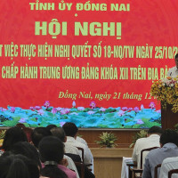 Đồng Nai tổng kết Nghị quyết 18-NQ/TW về đổi mới, sắp xếp tổ chức bộ máy của hệ thống chính trị