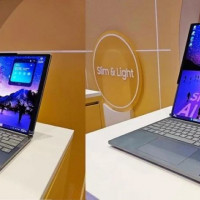 Samsung sắp sản xuất hàng loạt màn hình cuộn cho máy tính xách tay